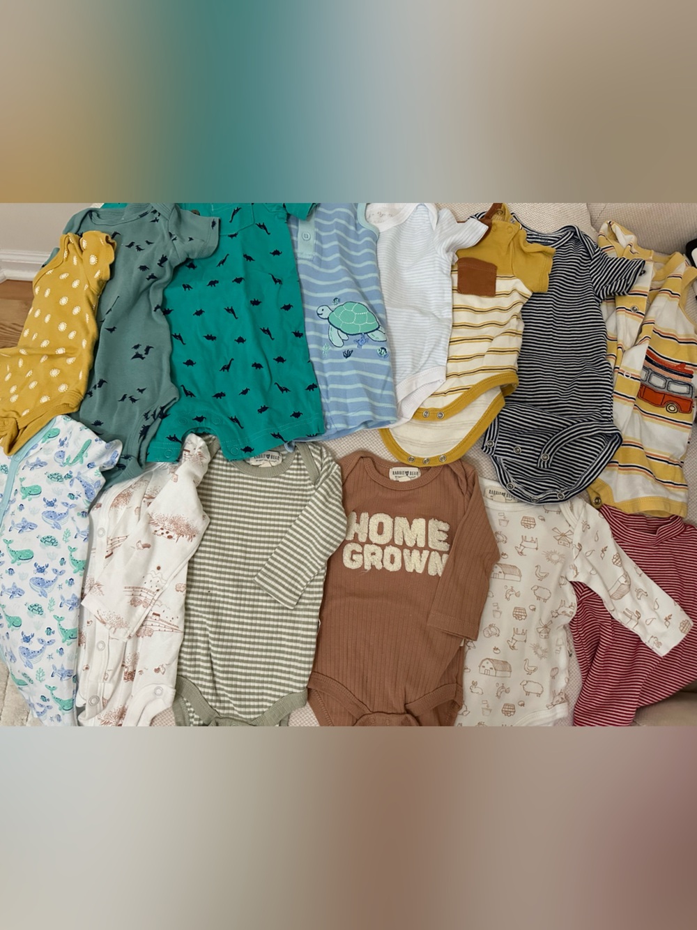 Mega Bundle Baby Clothes Like New 3 Month Multi Brand Onesies
